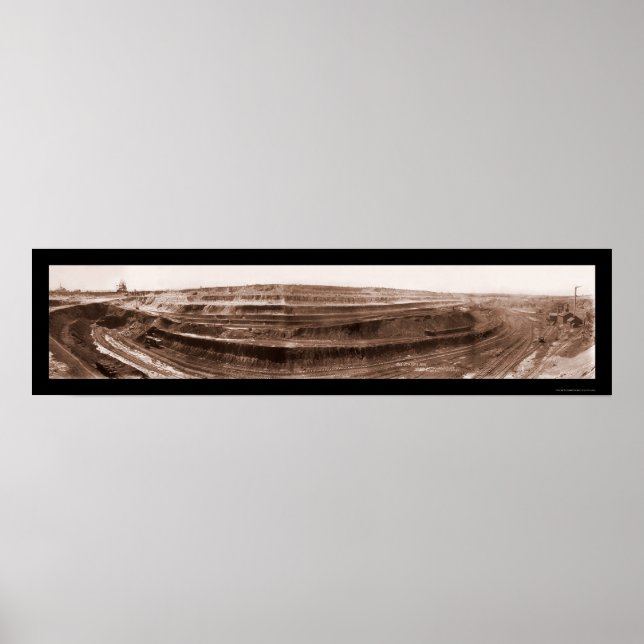 Biwabik Mine MN Photo 1912 Poster (Front)