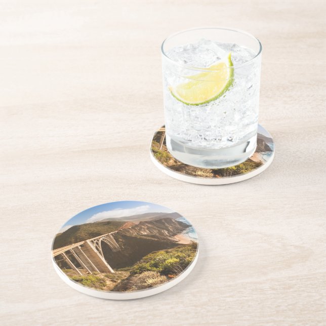 Bixby Bridge, Big Sur, California, USA Coaster (Side)