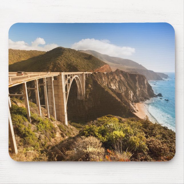 Bixby Bridge, Big Sur, California, USA Mouse Mat (Front)