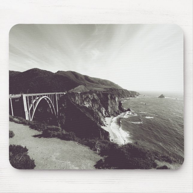 Bixby Bridge, Big Sur, California USA Mouse Mat (Front)