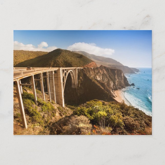 Bixby Bridge, Big Sur, California, USA Postcard (Front)