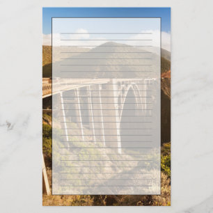 Bixby Bridge, Big Sur, California, USA Stationery