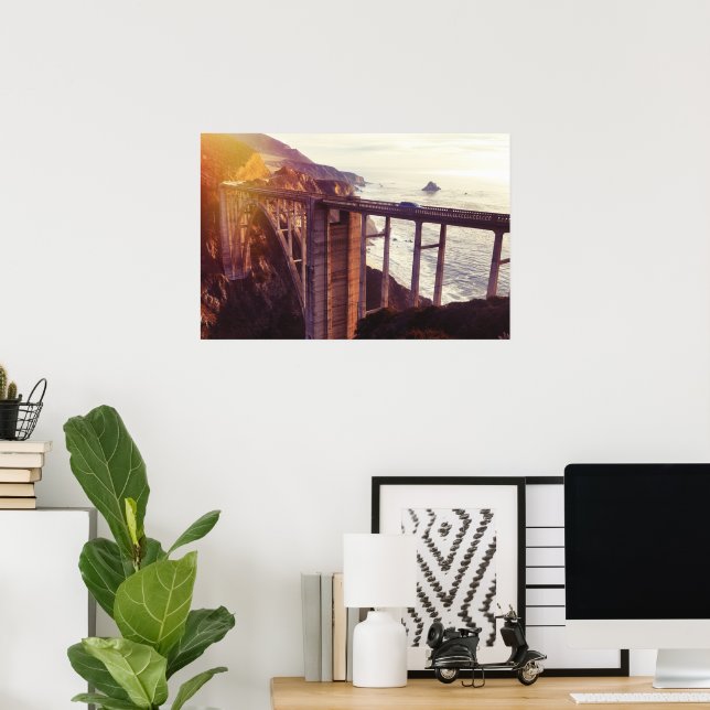 Bixby bridge canvas print (Home Office)