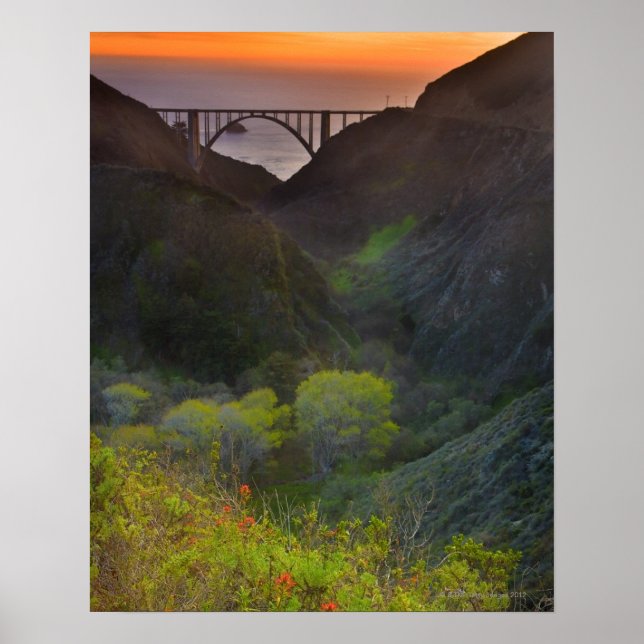 Bixby Bridge Poster (Front)