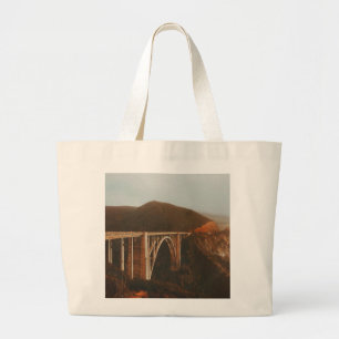 Bixby Creek Bridge Large Tote Bag