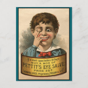 Bizarre and Funny Vintage Ad Postcard