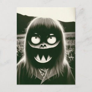 Bizarre Halloween Postcard