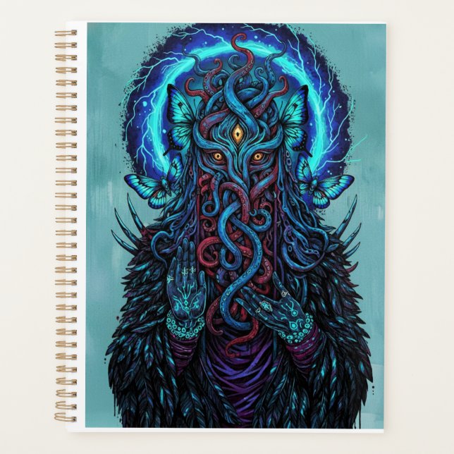Bizarre Surrealism Dark Art Notebook Planner (Front)