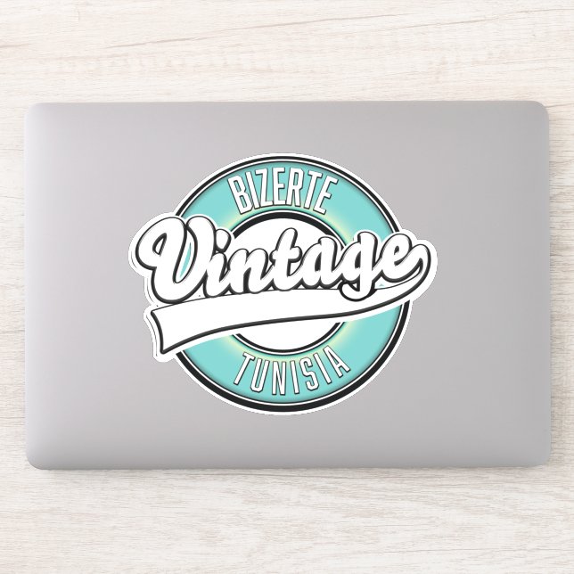 Bizerte tunisia vintage style logo (Computer)