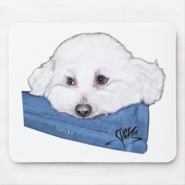 Bizou in Repose Mouse Mat (Front)