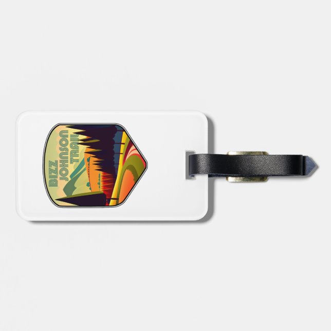 Bizz Johnson Trail Colours Luggage Tag (Back Horizontal)