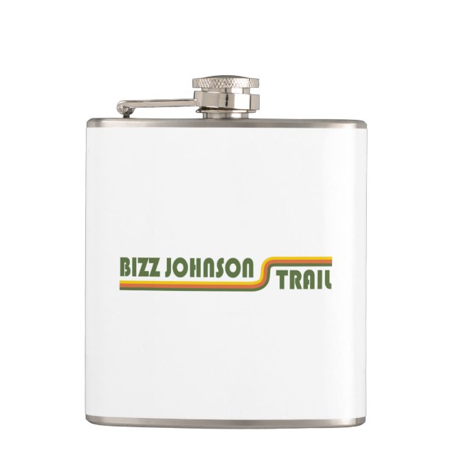 Bizz Johnson Trail Hip Flask (Front)