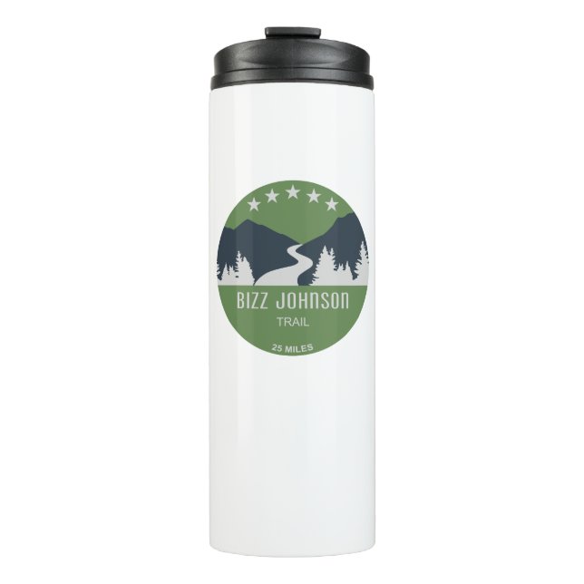 Bizz Johnson Trail Thermal Tumbler (Front)