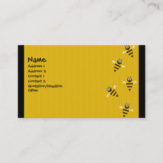 Bizzy Bees Business Card