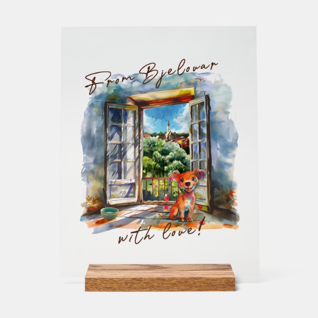 Bjelovar Acrylic Sign (Front)