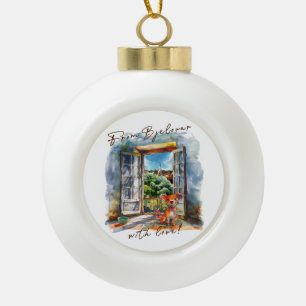 Bjelovar Ceramic Ball Christmas Ornament