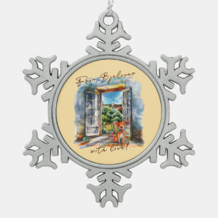 Bjelovar Snowflake Pewter Christmas Ornament