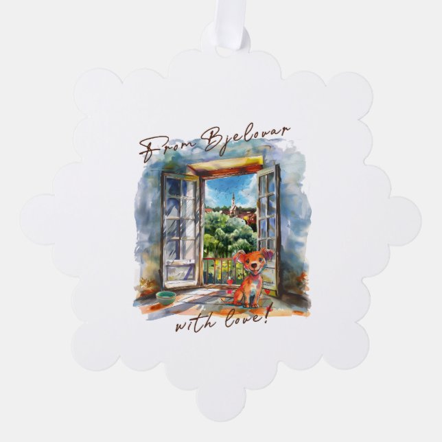 Bjelovar Tree Decoration Card (Front)