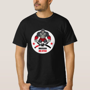 BJJ Black Belt Gorilla Jiu Jitsu T-Shirt