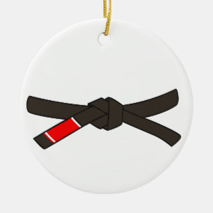BJJ black belt ornament Brazilian Jiu-Jitsu