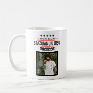 BJJ Black Belt Ranked With Name and Date Of Award Coffee Mug