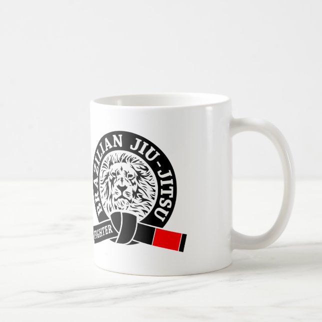 BJJ - Brazilian Jiu-Jitsu Fighter Coffee Mug (Right)