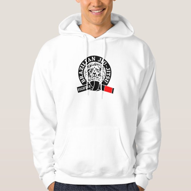 BJJ - Brazilian Jiu - Jitsu Fighter Hoodie (Front)