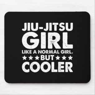 BJJ Brazilian Jiu Jitsu Girl MMA Jujitsu Lover Mouse Mat
