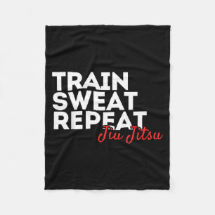 BJJ Brazilian Jiu-Jitsu grappling submission Jiu Fleece Blanket