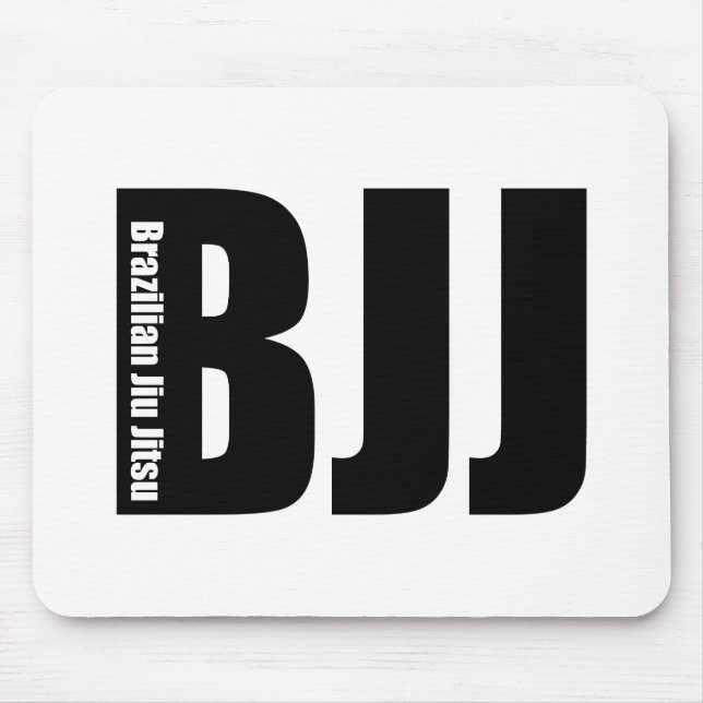 BJJ - Brazilian Jiu Jitsu Mouse Mat (Front)