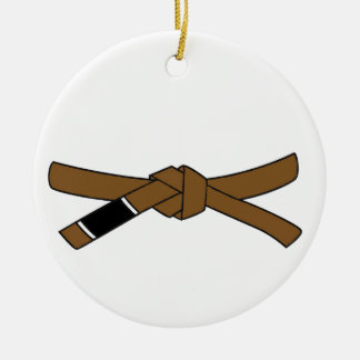  BJJ brown belt ornament Brazilian Jiu-jitsu