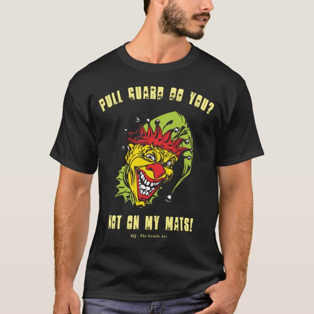 BJJ Fully Editable Front And Rear Maniac Jester T-Shirt (Front)