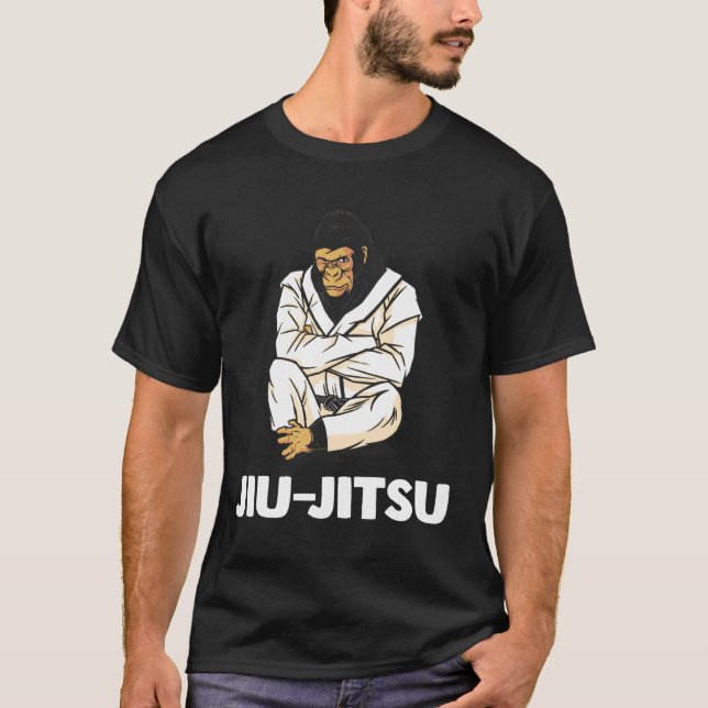 BJJ Gorilla - Brazilian Jiu Jitsu T-Shirt (Front)