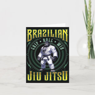 BJJ Grip Roll Win - Grappling Jiu Jitsu Gorilla Card