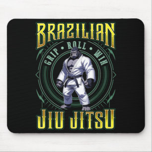 BJJ Grip Roll Win - Grappling Jiu Jitsu Gorilla Mouse Mat