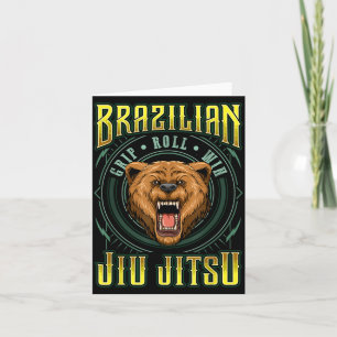 BJJ Grip Roll Win - Grappling Jiu Jitsu Grizzly Card