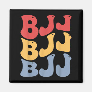 BJJ Groovy Brazilian Jiu Jitsu Magnet