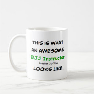 bjj instructor, awesome coffee mug