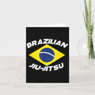 BJJ Jiu Jitsu Brazilian Jiu Jitsu Flag BJJ Flag Card