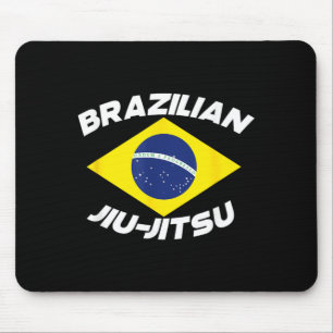 BJJ Jiu Jitsu Brazilian Jiu Jitsu Flag BJJ Flag Mouse Mat