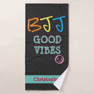 BJJ Jiu Jitsu Good Vibes Gym Towel