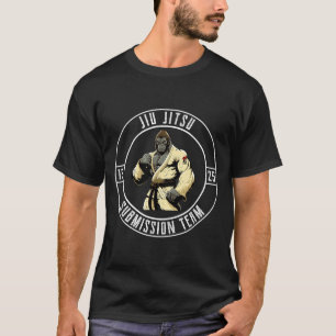 BJJ MMA Gorilla - Funny Brazilian Jiu Jitsu T-Shirt
