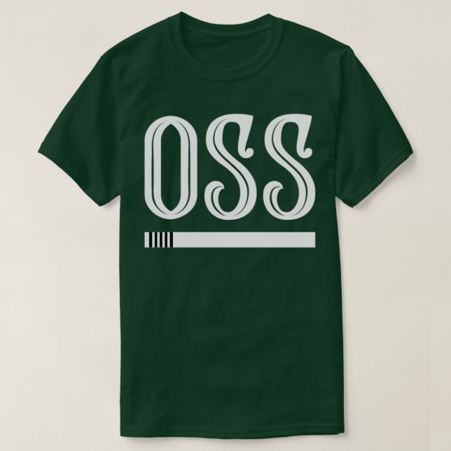 BJJ OSS White Belt T-Shirt (Design Front)