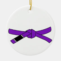 BJJ Purple belt ornament Brazilian jiu-jitsu