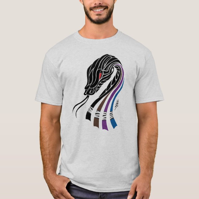 BJJ Snake Belts for Jiu Jitsu T-Shirt (Front)