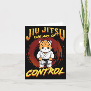BJJ The Art Of Control - Cute Grappling Jiu Jitsu Card