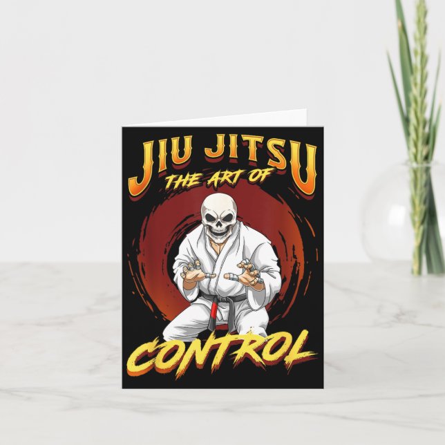 BJJ The Art Of Control - Grappling Jiu Jitsu Card (Front)