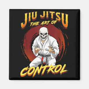 BJJ The Art Of Control - Grappling Jiu Jitsu Magnet