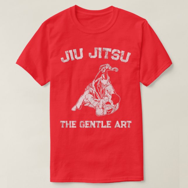 BJJ The Gentle Art Brazilian Jiu Jitsu Training MM T-Shirt (Design Front)