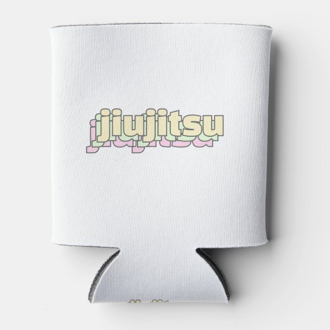 Bjj Woman - BJJ Girl - Jiu-jitsu - Brazilian Can Cooler (Front)